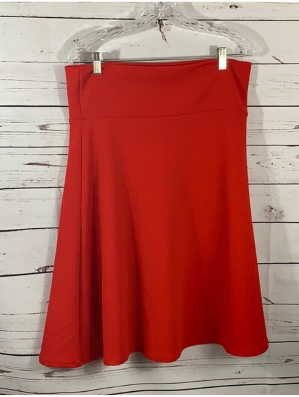 Lularoe Azure Red Skirt XL New